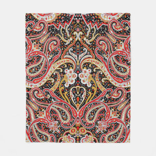 traditionelles indisches Paisley-Muster Fleecedecke