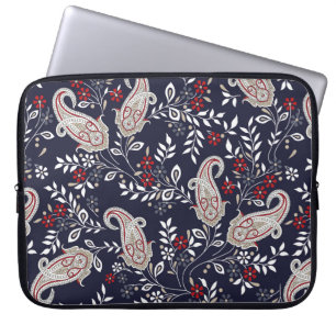 traditionelles indisches Paisley-Muster Laptopschutzhülle