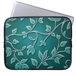 Traditionelles islamisches botanisches Muster Laptopschutzhülle
