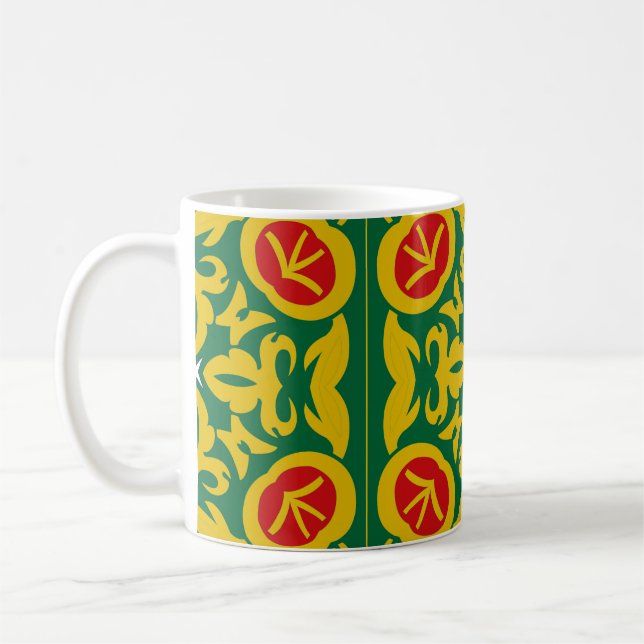 Traditionelles islamisches Muster. Bandana-Printde Kaffeetasse (Links)