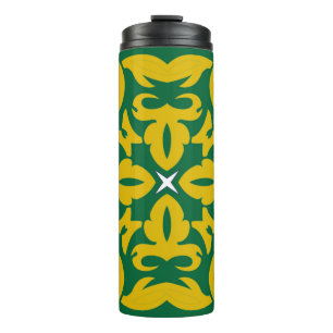 Traditionelles islamisches Muster. Bandana-Printde Thermosbecher