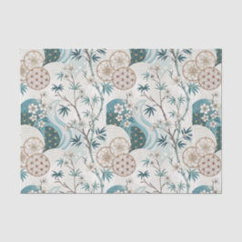 Traditionelles Japanisches Bambus-Blüten-Blumenmus Seidenpapier