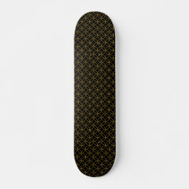Traditionelles japanisches Design1 -SHIPPO- Black& Skateboard