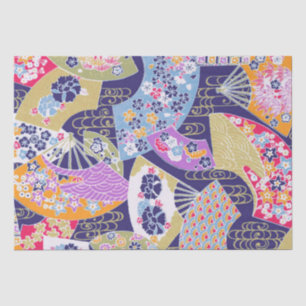 Traditionelles japanisches Geisha Fans Tissue Pape Seidenpapier