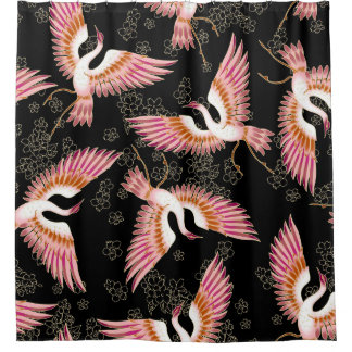 Traditionelles japanisches Kimono Motifs-Muster Duschvorhang