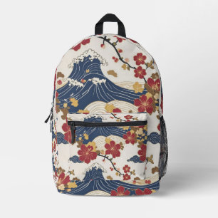 Traditionelles Japanisches Kimono-Muster-Rucksack Bedruckter Rucksack