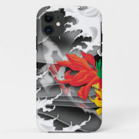 Traditionelles japanisches Koi unter Wasser