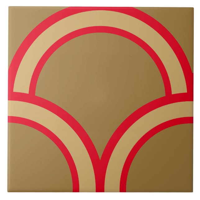 Traditionelles japanisches Muster Fliese (Vorderseite)