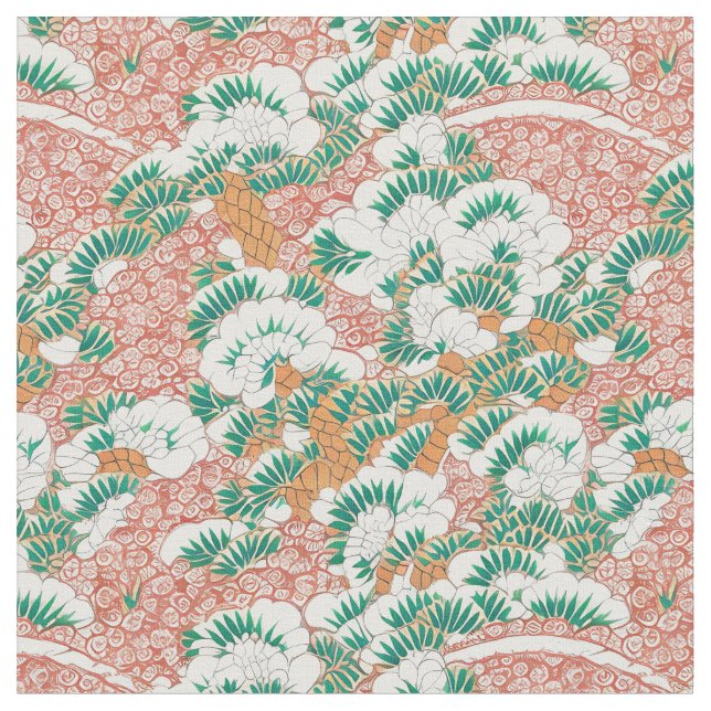 Traditionelles japanisches Muster Stoff (Nahaufnahme)