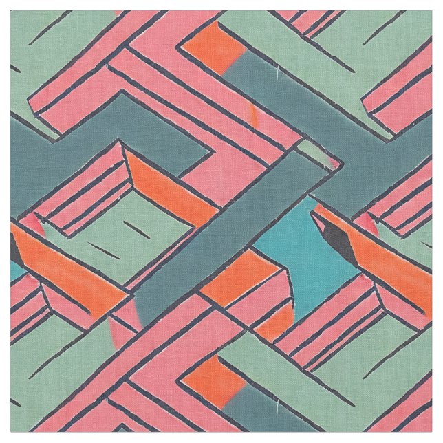 Traditionelles japanisches Muster Stoff (Nahaufnahme)