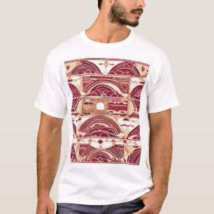 Traditionelles japanisches Muster-Textildesign 000 T-Shirt