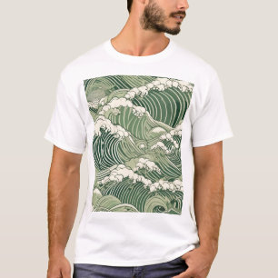 Traditionelles japanisches Musterdesign 0019 Kunst T-Shirt