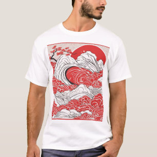 Traditionelles japanisches Musterdesign 0030 T-Shirt