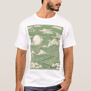 Traditionelles japanisches Musterdesign 0038 - Aut T-Shirt