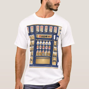 Traditionelles japanisches Musterdesign nahtloser T-Shirt