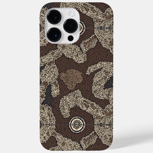 Traditionelles javanesisches Batik-Muster Case-Mate iPhone Hülle (Rückseite)