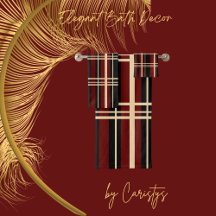 Traditionelles Kariertes Schwarz, Buttercreme, Dun