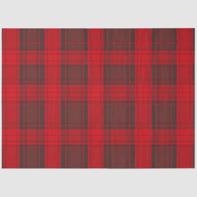 Traditionelles Kariertes Tartan Moderne Kollektion Seidenpapier (Vorderseite)