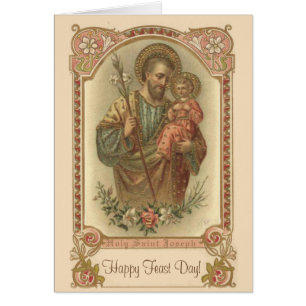 Traditionelles katholische Gebet zum St. Joseph-Fe