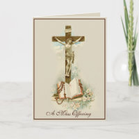Traditionelles katholisches Messopferkreuz