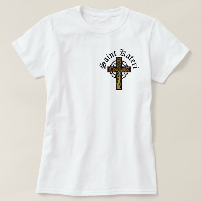 Traditionelles katholisches Shirt, Lily der Mohwks T-Shirt (Design vorne)
