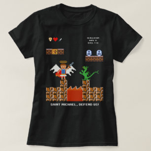 Traditionelles katholisches Shirt St. Michael Pixe