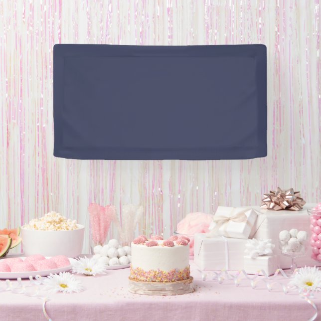 Traditionelles - klassisches blaues Banner (Party)