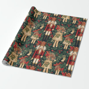 Traditionelles/klassisches Weihnachtspapier Geschenkpapier