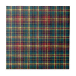 Traditionelles königliches schottisches Tartan-Kar Fliese