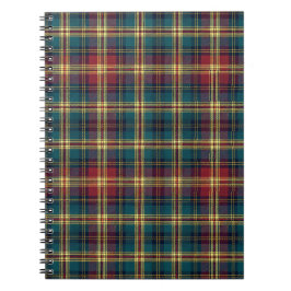 Traditionelles königliches schottisches Tartan-Kar Notizblock