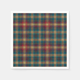 Traditionelles königliches schottisches Tartan-Kar Serviette