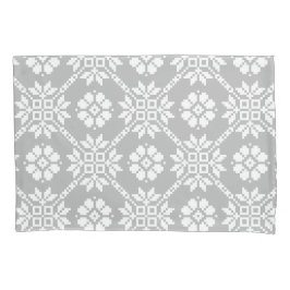 Traditionelles Lettisches Grau Sun Auseklis Saulit Kissenbezug