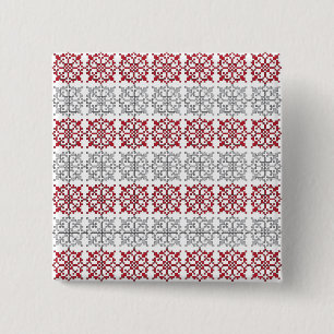 Traditionelles lettisches SUN-Zeichen geometrische Button