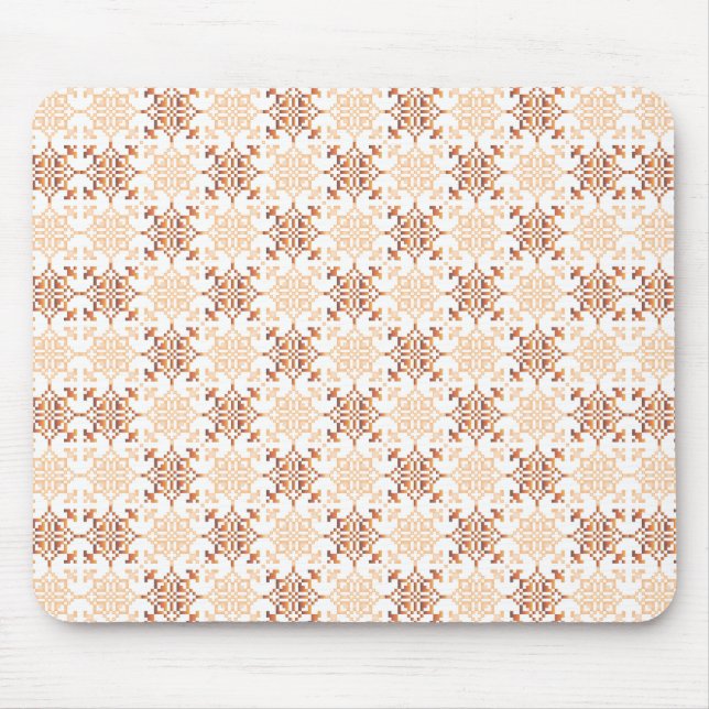 Traditionelles lettisches SUN-Zeichen geometrische Mousepad (Vorne)