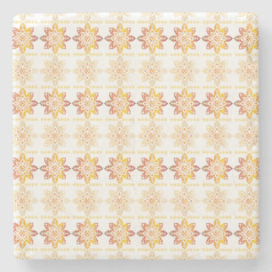 Traditionelles lettisches SUN-Zeichen geometrische Steinuntersetzer