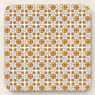 Traditionelles lettisches SUN-Zeichen geometrische Untersetzer