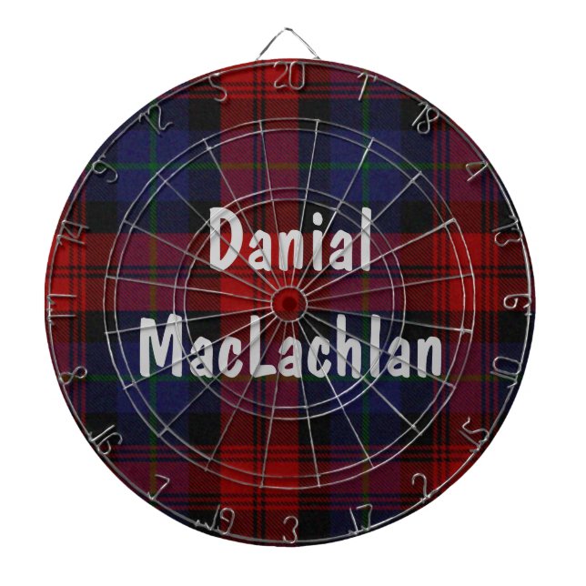 Traditionelles MacLachlan Kariert Dart Board Dartscheibe (vorne)