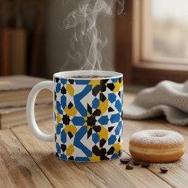 Traditionelles marokkanisches Zellige-Geometrie-Mu Kaffeetasse