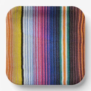 Traditionelles mexikanisches Fiesta-Design Pappteller
