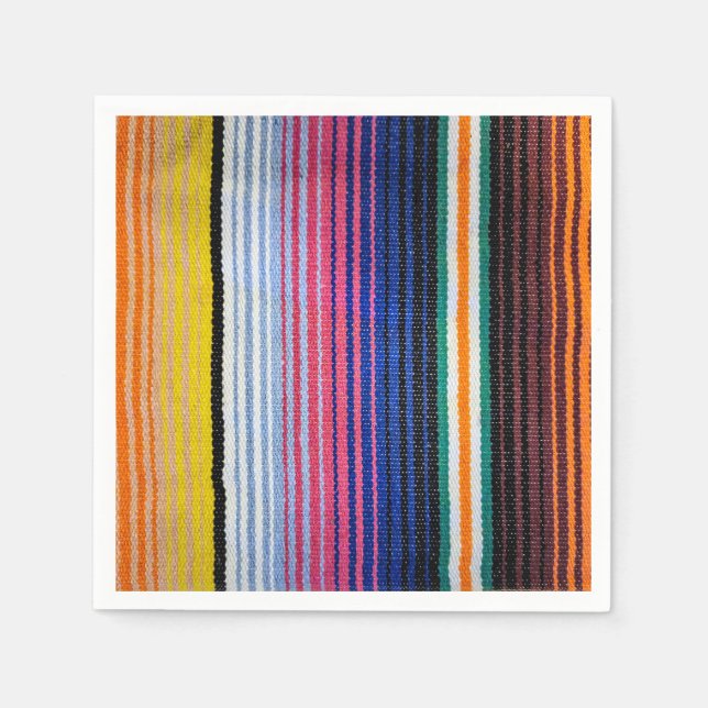 Traditionelles mexikanisches Fiesta-Design Serviette (Vorderseite)
