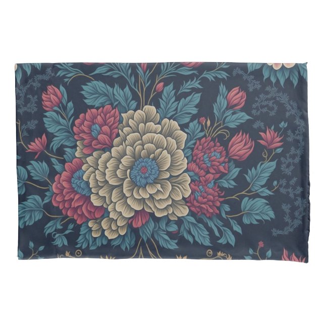 Traditionelles mexikanisches Stickereimuster Kissenbezug (Vorderseite)