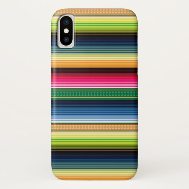 Traditionelles mexikanisches umfassendes Serape Case-Mate iPhone Hülle (Rückseite)
