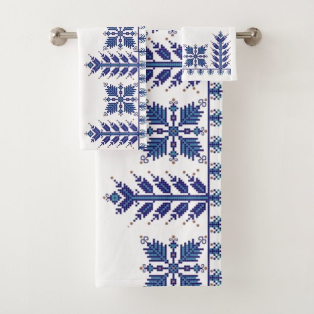 Traditionelles Motiv, traditionelles rumänisches M Badhandtuch Set (Insitu)