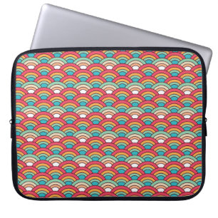 Traditionelles, nahtloses Muster - Elegantes Desig Laptopschutzhülle