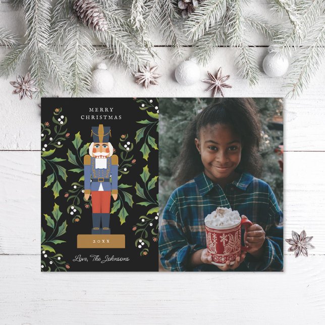 Traditionelles Nutcracker-Foto Feiertagskarte (Von Creator hochgeladen)
