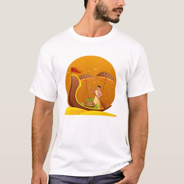 Traditionelles onam Festival T-Shirt (Vorderseite)
