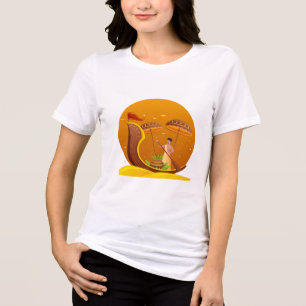 Traditionelles Onam Festival Tri-Blend Shirt