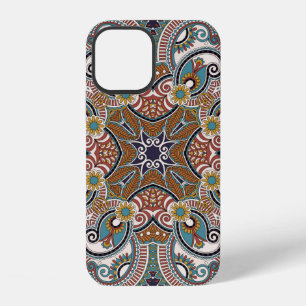 Traditionelles ornamentales florales Paisley-Banda iPhone 12 Hülle