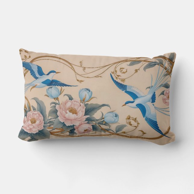 Traditionelles Persisches Design Lumbalkissen Lendenkissen (Rückseite)