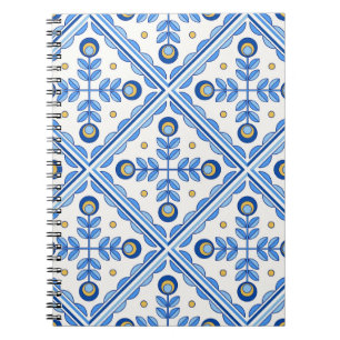 Traditionelles Portugal Lissabon Azulejo Keramik F Notizblock